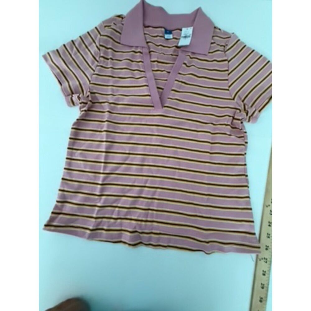 Old Navy Polo stripe top Med